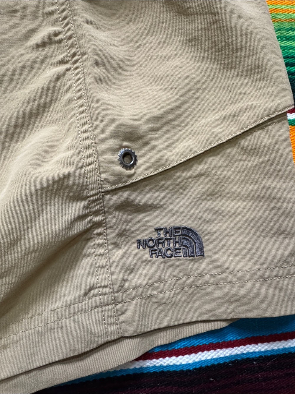 The North Face Men's Khaki Mountain Biking Cargo Shorts Cycling Medium - Picture 5 of 12